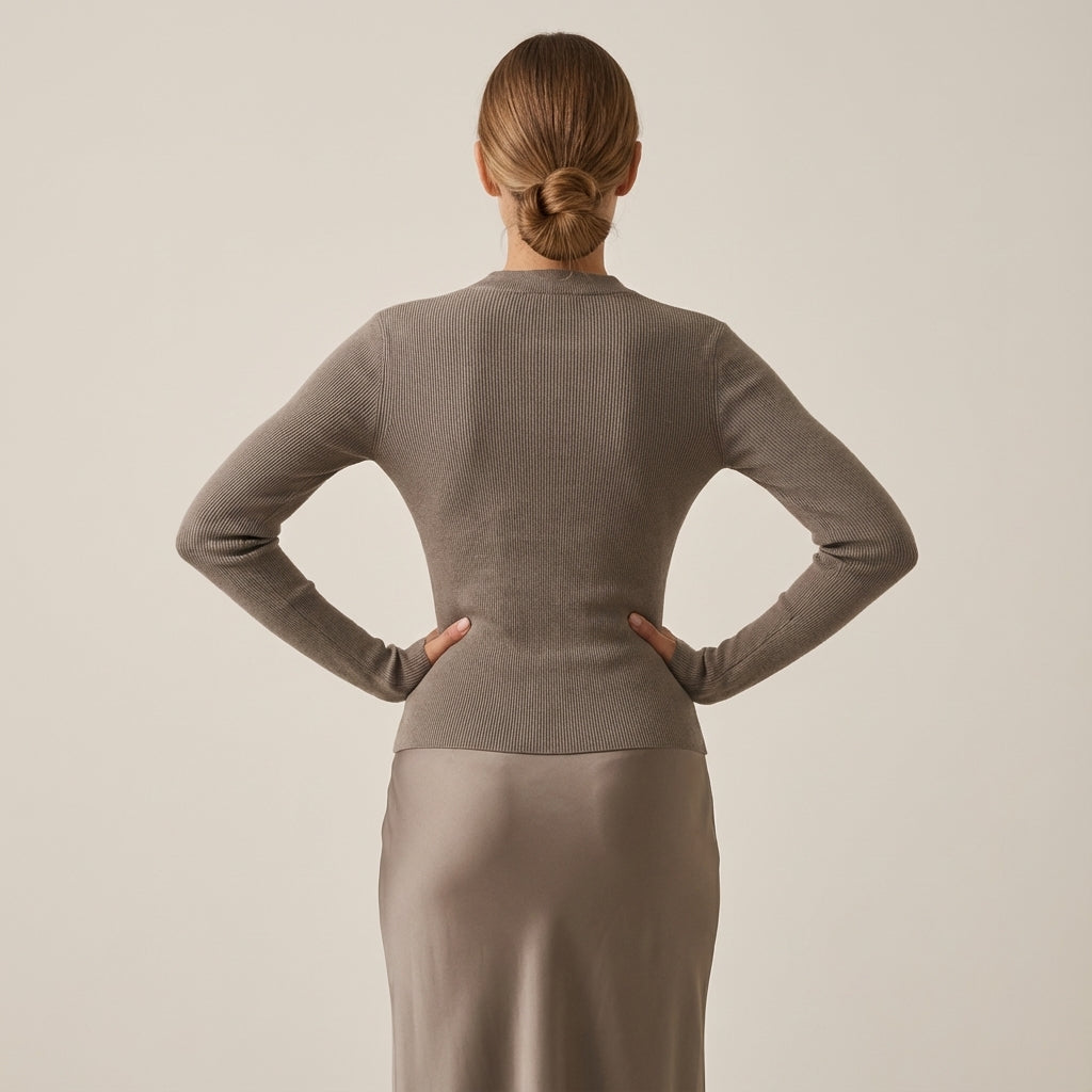 Spódnica Maxi Damska Satynowa | Styl Codzienny