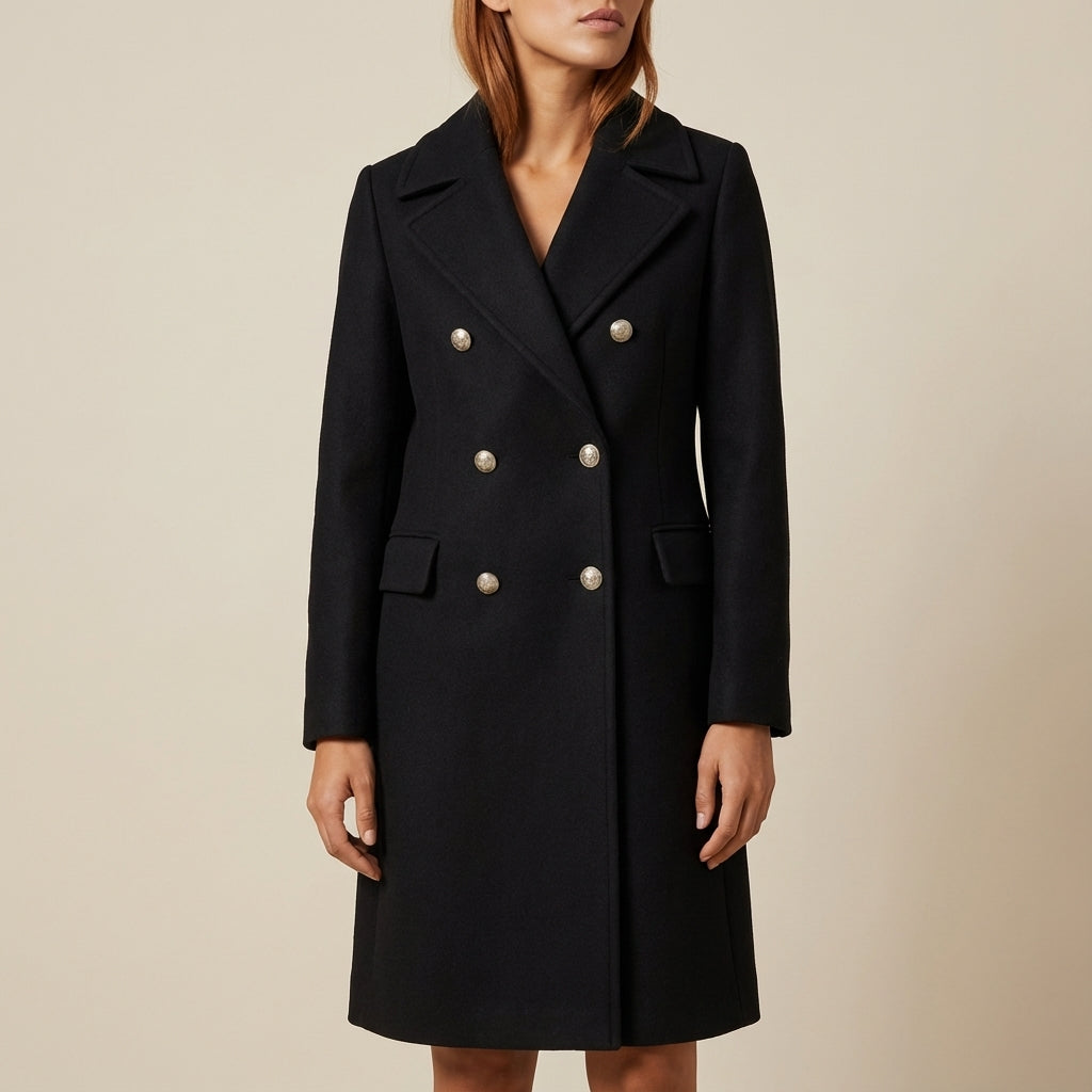 Płaszcz zimowy damski klasyczny krój | Codzienne noszenie