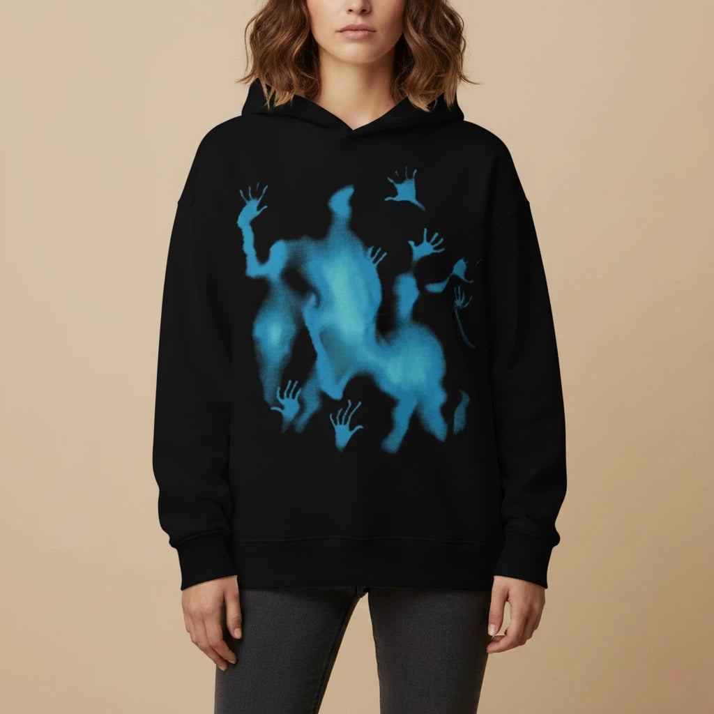 Bluza Damska Oversize z Kapturem i Nadrukiem | Na Co Dzień