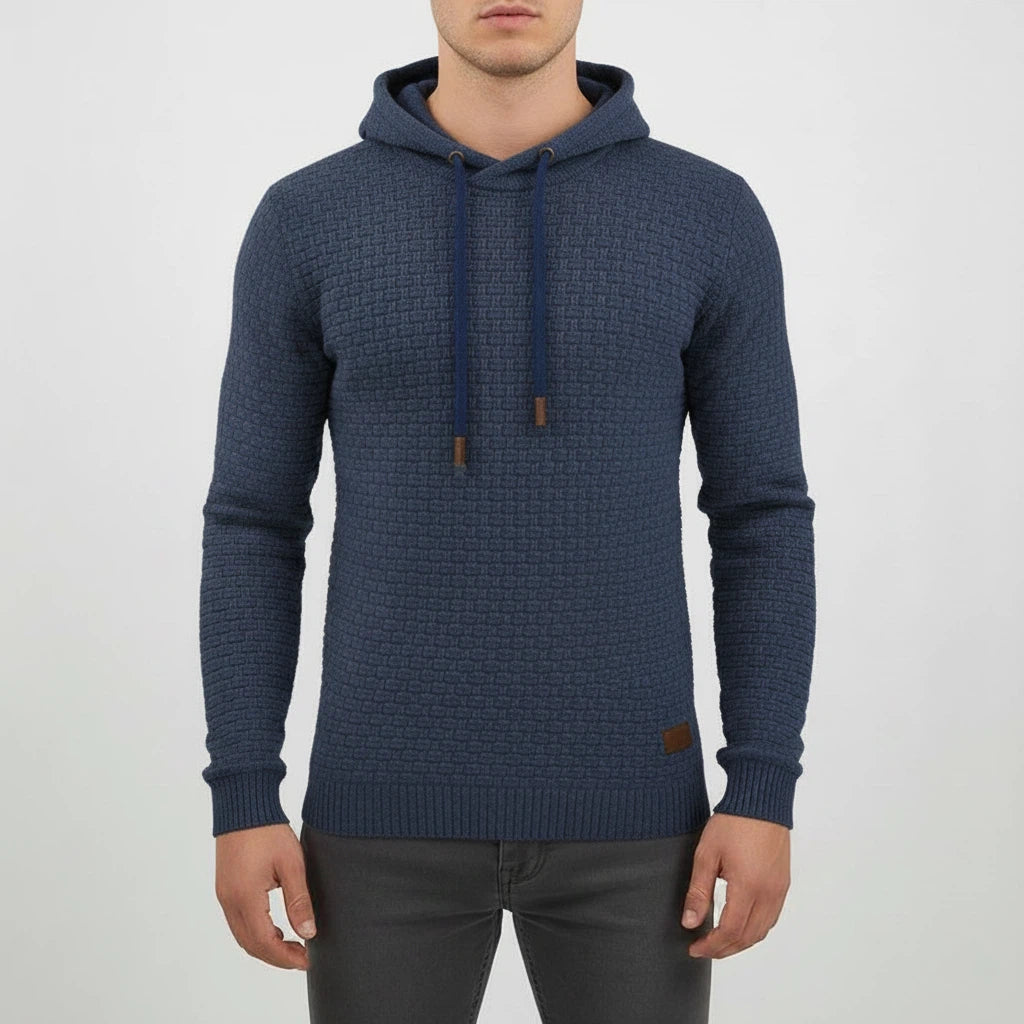 Bluza Męska z Kapturem Teksturowana 3D | Na Co Dzień