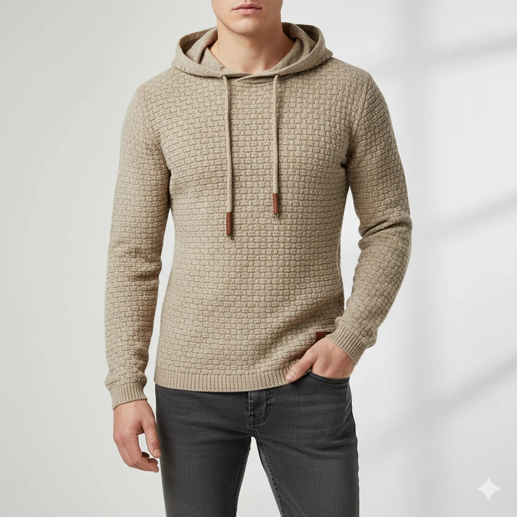 Bluza Męska z Kapturem Teksturowana 3D | Na Co Dzień