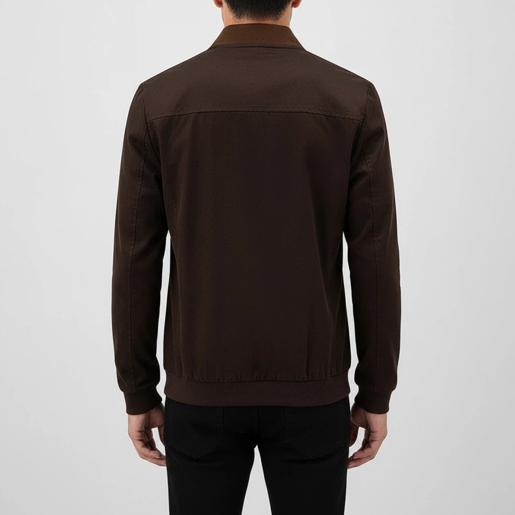 Kurtka Męska Przejściowa Bomberka Vintage Zielona | Na Wiosnę