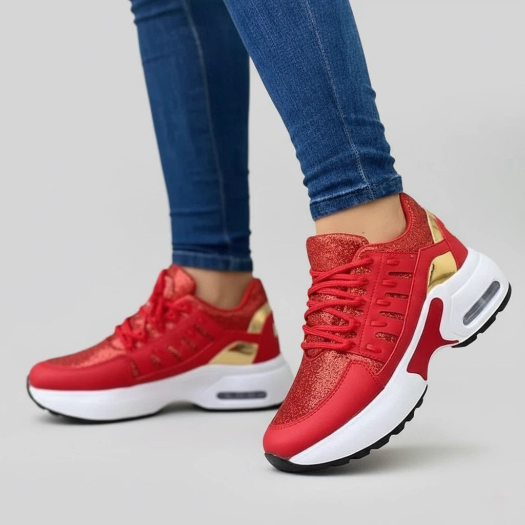 Sneakersy Damskie z Amortyzacją i Oddychającym Materiałem | Na Co Dzień