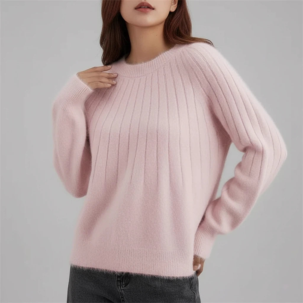 Sweter Damski z Miękkiej Tkaniny | Styl Codzienny