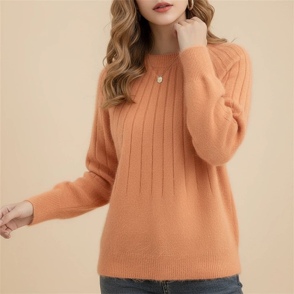 Sweter Damski z Miękkiej Tkaniny | Styl Codzienny