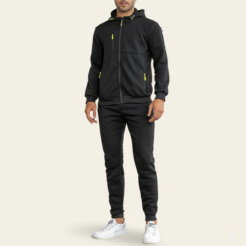 Zestaw Dresowy Męski z Kapturem | Bluza i Spodnie na Co Dzień