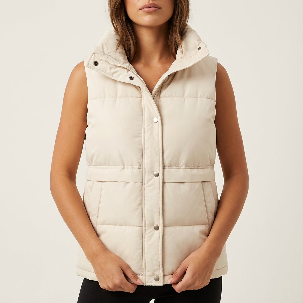 Kamizelka przejściowa damska bez rękawów | Codzienne użytkowanie