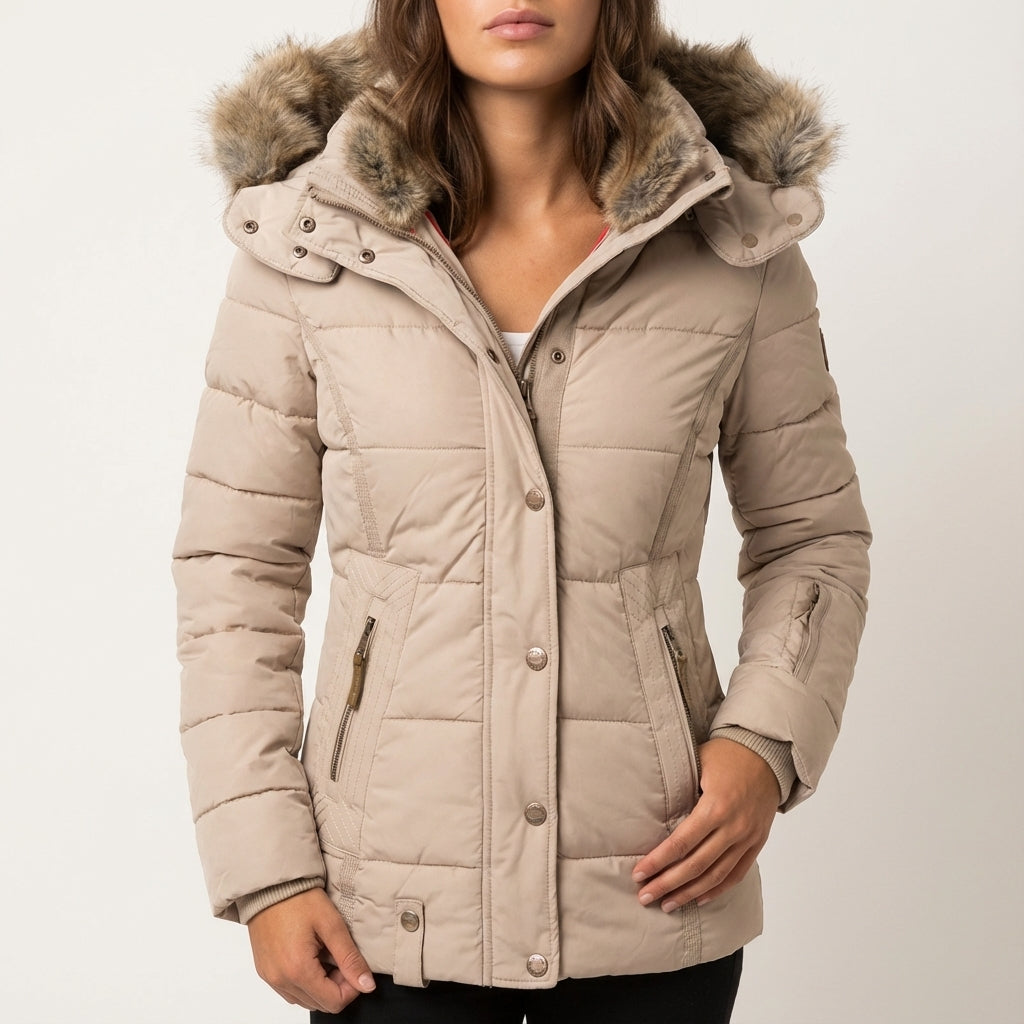 Kurtka Zimowa Damska z Kapturem | Na Zimowe Dni