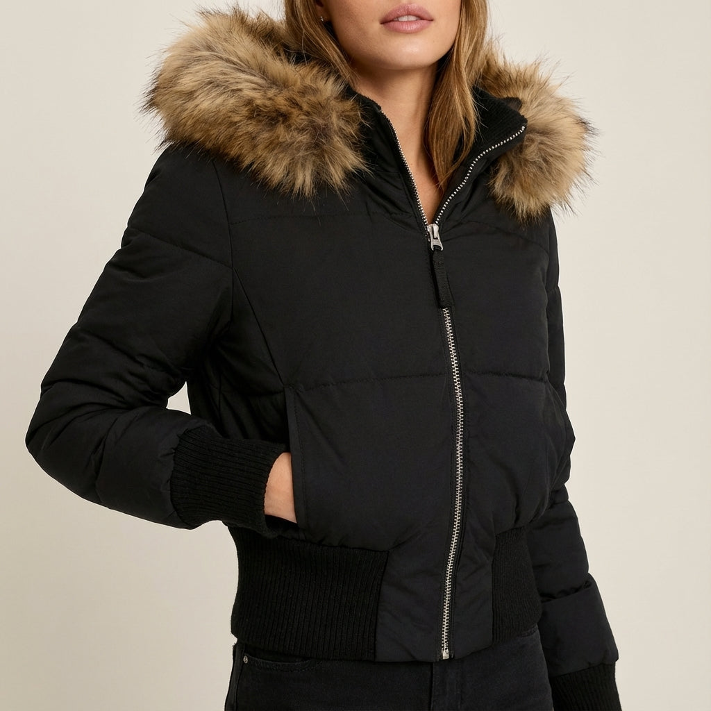 Kurtka Damska Pikowana Zimowa | Na Zimę