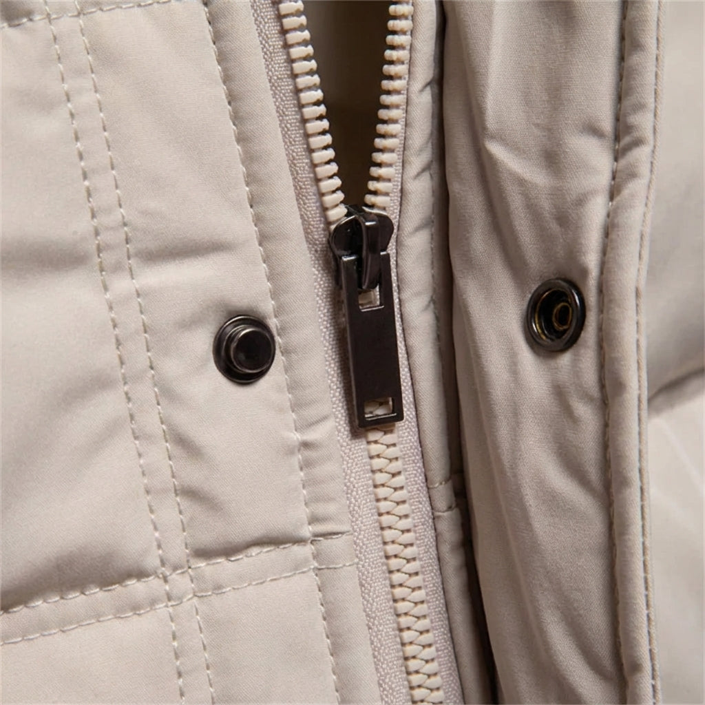 Kurtka męska zimowa pikowana zapinana | Styl miejski