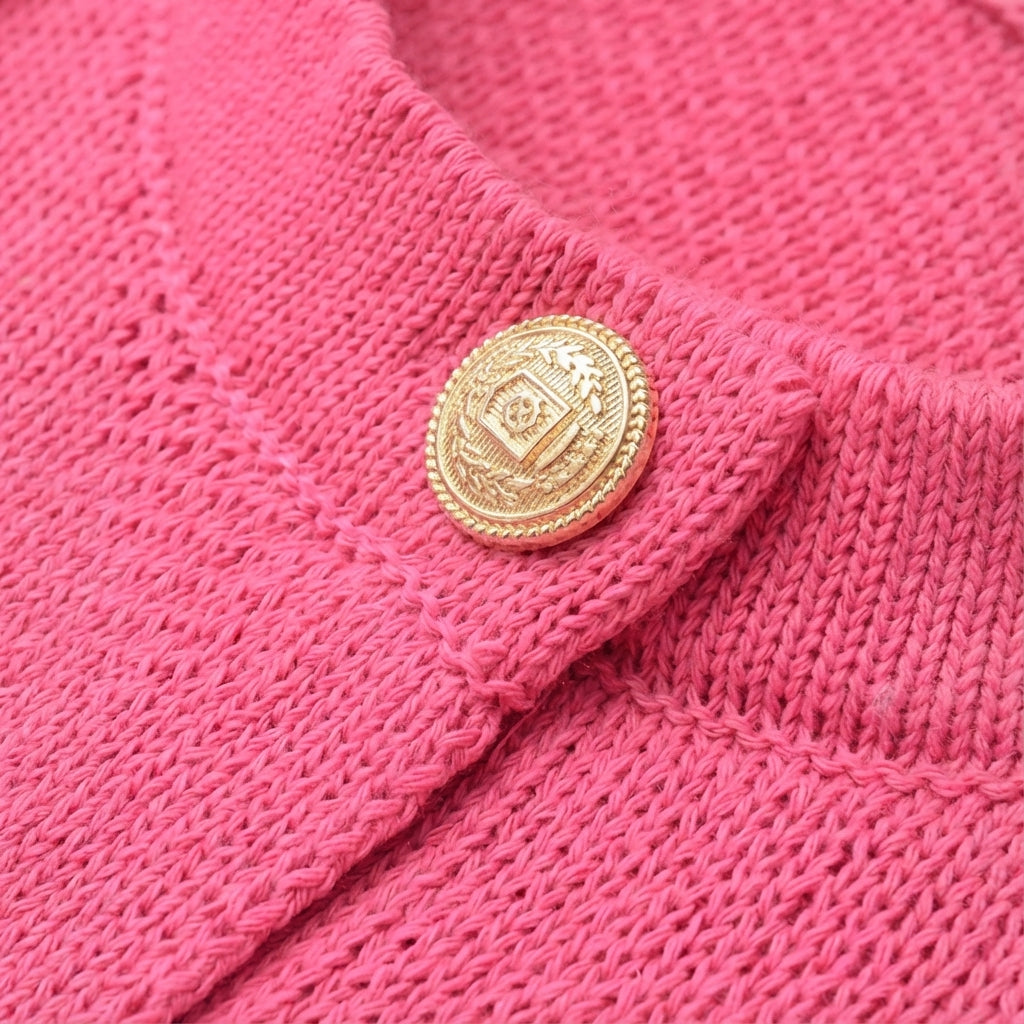 Sweter damski rozpinany na guziki z kieszeniami i dekoltem okrągłym | Na co dzień