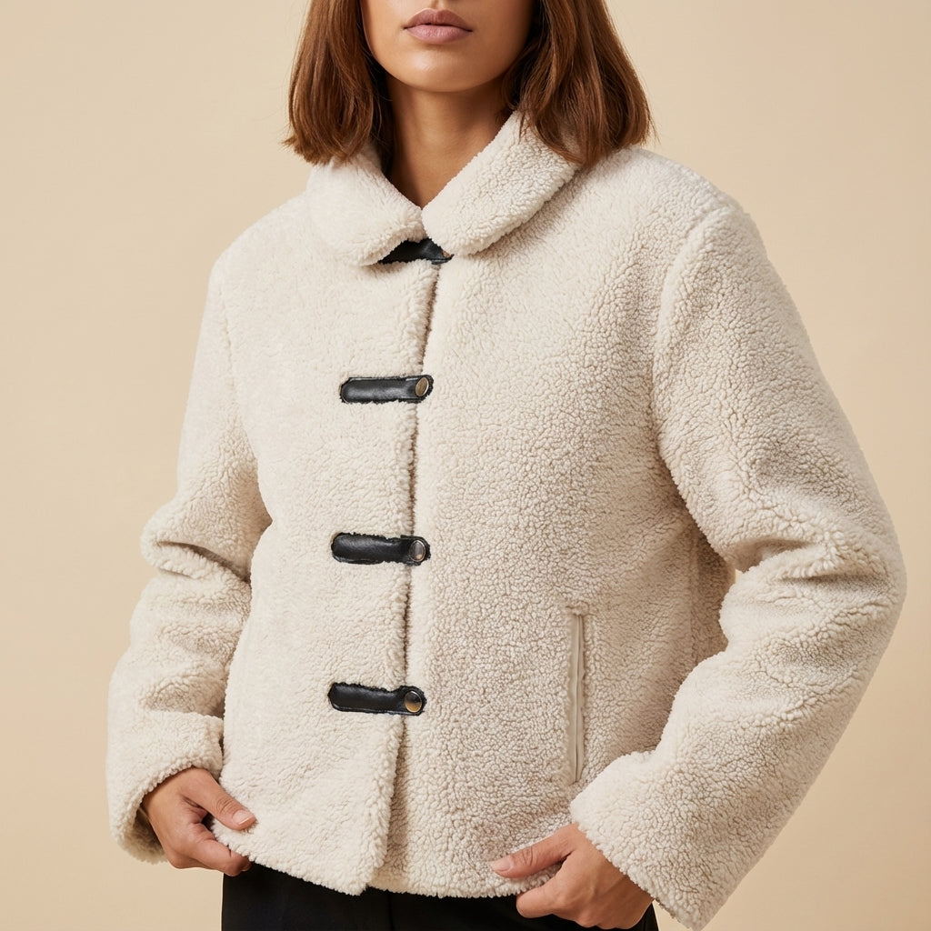 Kurtka Damska Pluszowa Zimowa | Styl Codzienny