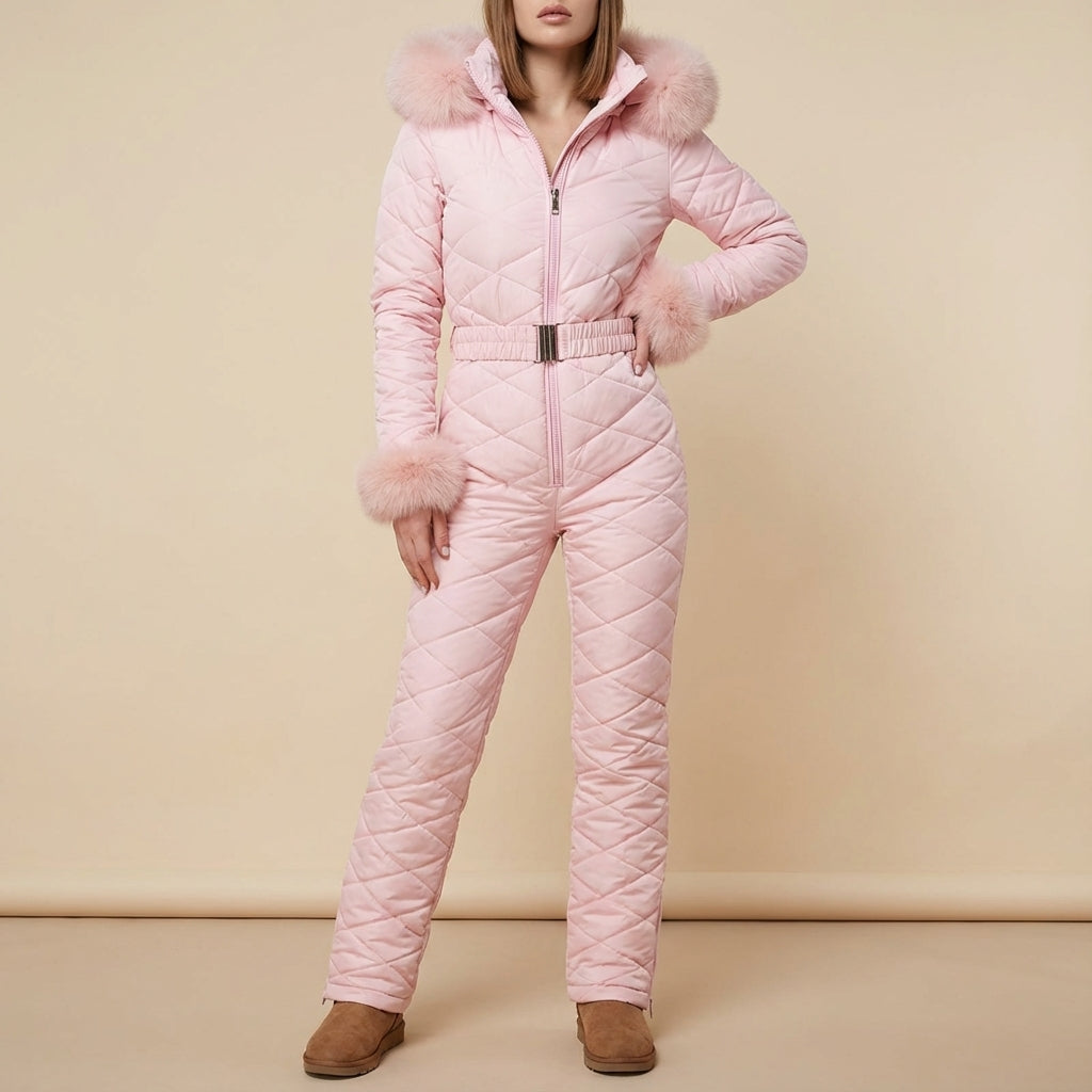 Kombinezon zimowy damski o kroju funkcjonalnym | Styl miejski